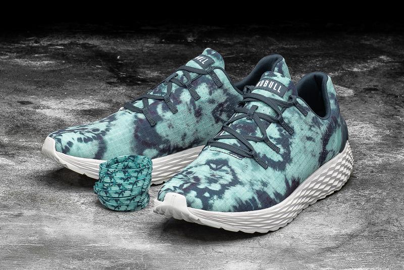 Nobull Light Teal Tie-Dye Ripstop Runner Women's Running Shoes Light / Turquoise | USA P1704J